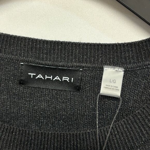 NWT Tahari Women Pullover Knit Sweater Size Large Viscose Blend C066 -11 - Picture 6 of 16